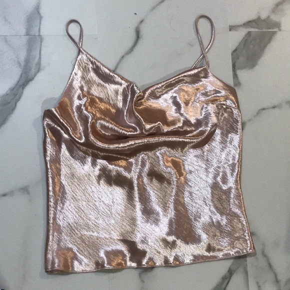 ASOS Tops - ASOS Shine Satin Camisole Tank